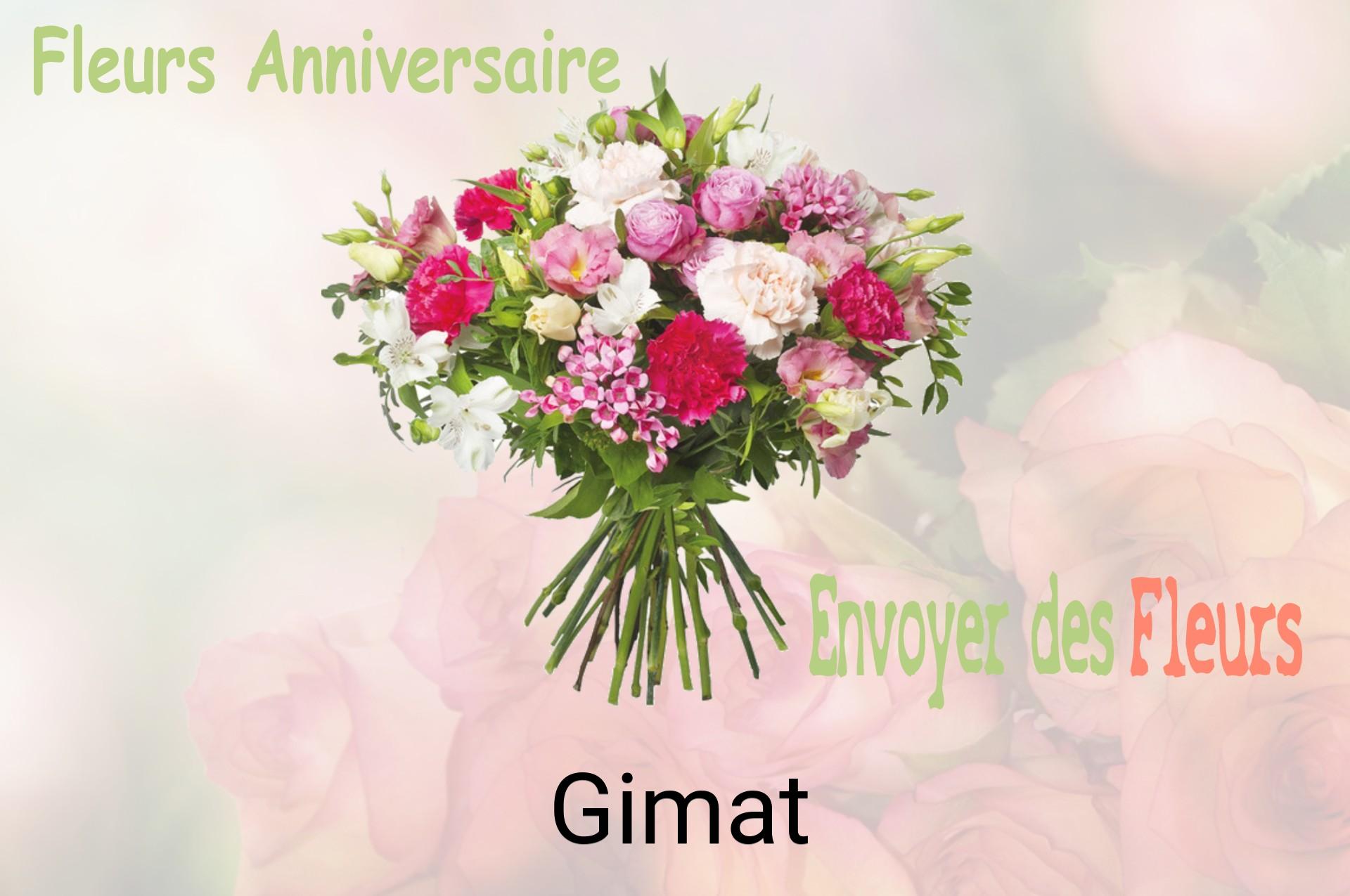 Bouquet de fleurs d’anniversaire livré à Gimat